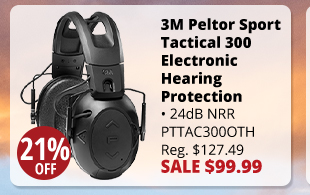 Shop 3M Peltor Sport Tactical 300 Electronic Hearing Protection