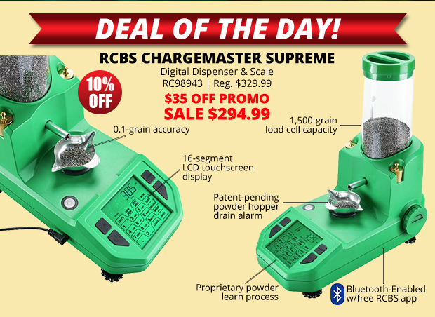Deal of the Day with RCBS Chargemaster Supreme