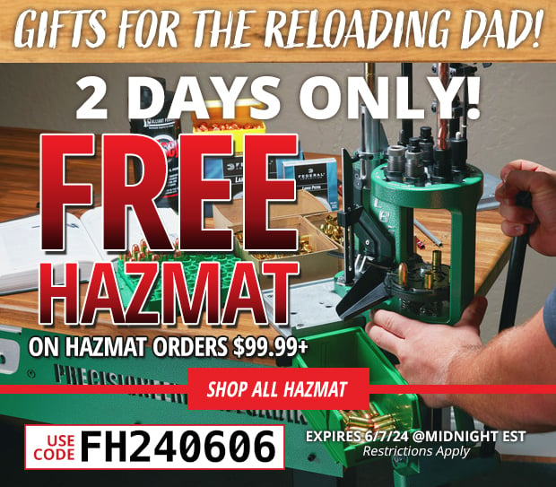 2 Days Only for Free Hazmat on Hazmat Orders $99.99+  Restrictions Apply  Use Code FH240606