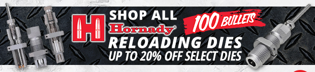 Hornady Reloading Dies up to 20% Off
