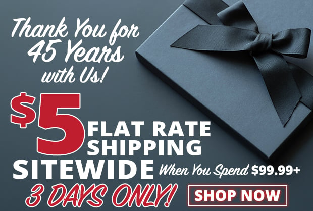 $5 Flat Rate Shipping Sitewide When You Spend $99.99+  Use Code FR240304  Restrictions Apply