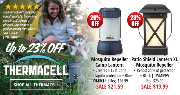 Up to 23% Off Thermacell Mosquito Repellers