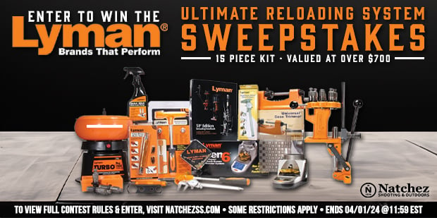 Enter Now to Win the Lyman Ultimate Reloading System Sweepstakes  Ends 4/1/24