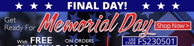 Final Day for Free Shipping on Orders $99.99+  Use Code FS230501