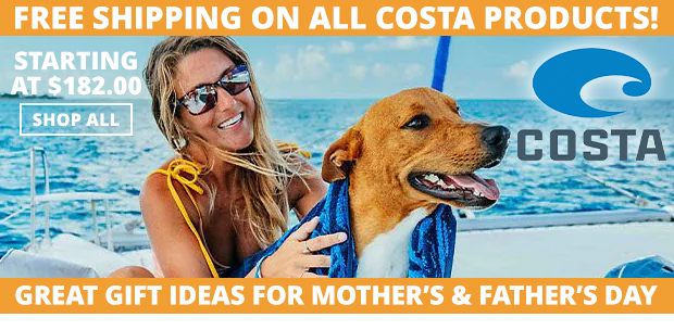 Free Shipping on All Costa Products!