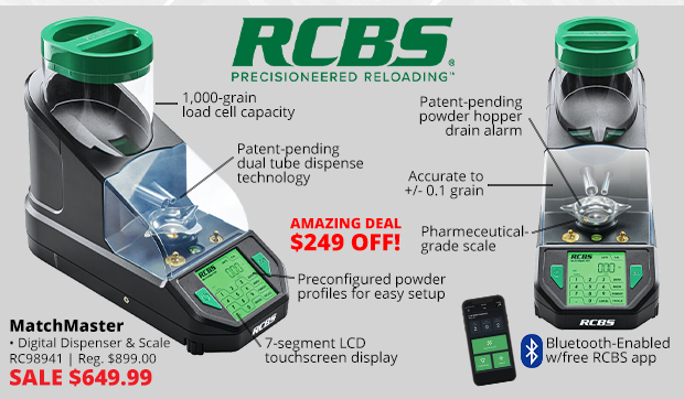 Shop RCBS MatchMaster Digital Dispenser & Scale  Limited Time Discount
