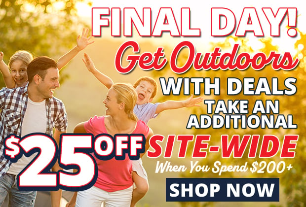 Final Day to Take an Additional $25 Off When You Spend $200+  Restrictions Apply Use Code D240506