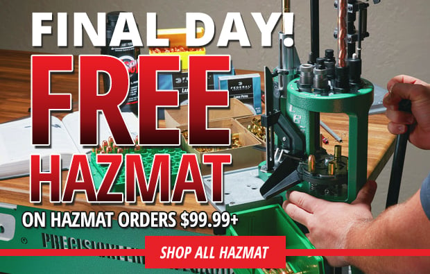 FINAL DAY for Free Hazmat on Hazmat Orders $99.99+  Restrictions Apply  Use Code FH240509