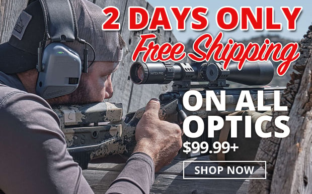 2 Days Only Free Shipping on All Optics $99.99+  Restrictions Apply  Use Code FS240516