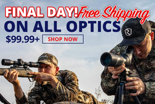 FINAL DAY for Free Shipping on all Optics $99.99+  Restrictions Apply  Use Code FS240516