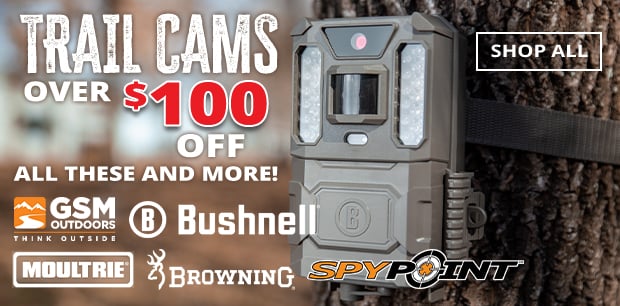 Over $100 Off Select Trail Cams