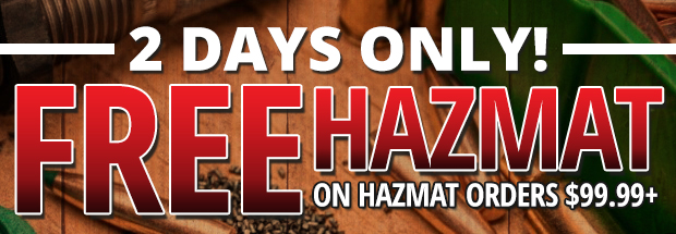 Free Hazmat 2 Days Only!