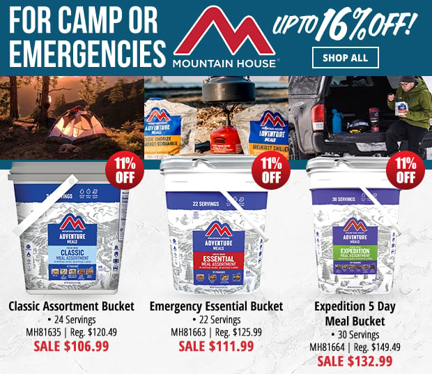 Up to 16% Off Mountain House Food