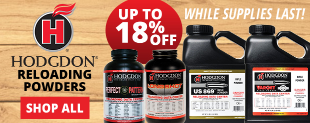 Up to 18% Off Hodgdon Powders