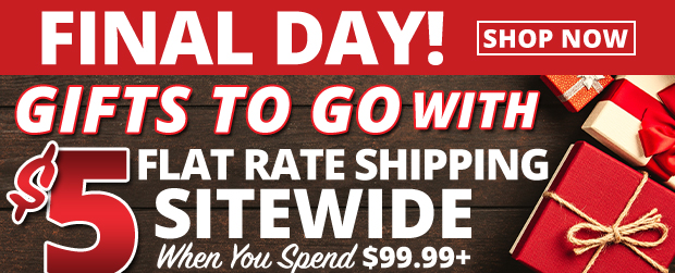 $5 Flat Rate Shipping Sitewide When You Spend $99.99+ Use Code FR231113