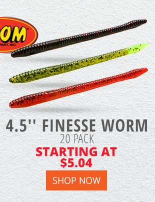 Zoom 4.5 in Finesse Worms Starting at $5.04