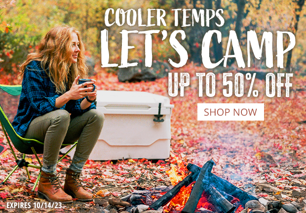 Up to 50% Off Camping Gear for the Fall