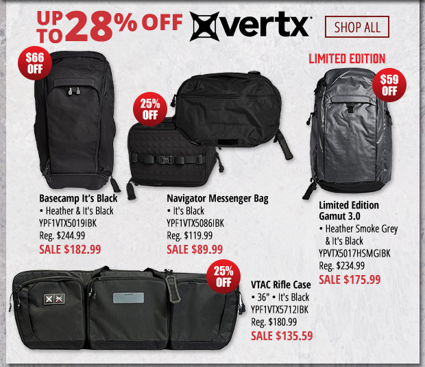 Up to 28% Off Vertx Gear