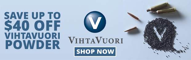 Save up to $40 Off Vihtavuori Powder