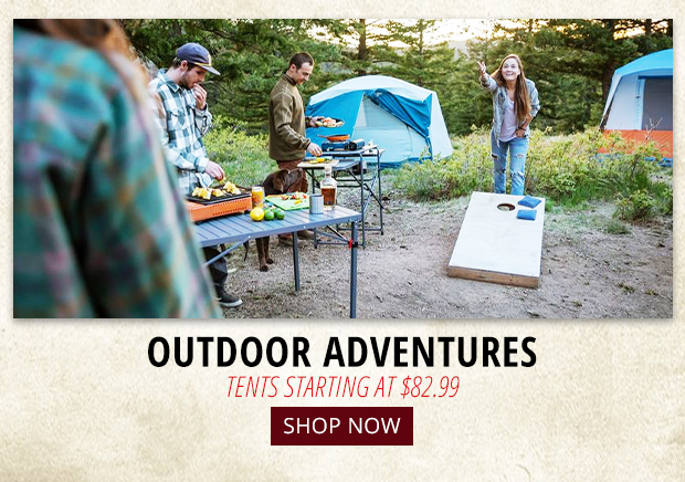 Shop Camping Deals with Tents Starting at $82.99