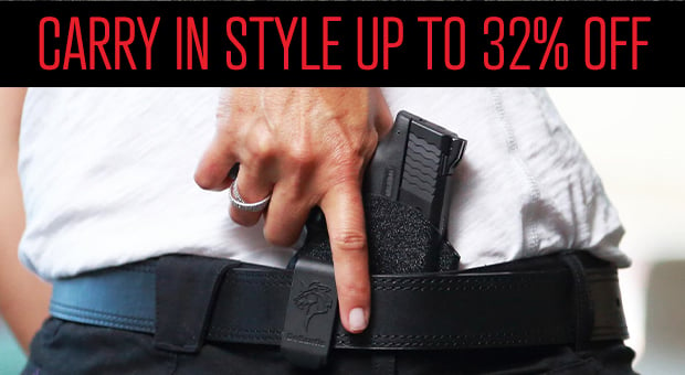 Carry in Style Up to 32% Off Holsters of All Sizes!